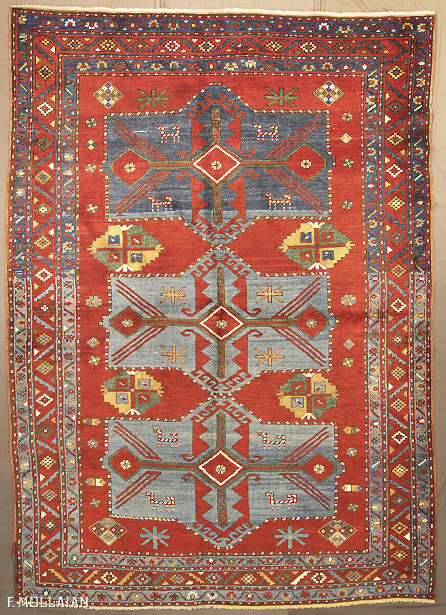 Teppich Kaukasischer Antiker Kazak n°:20375541